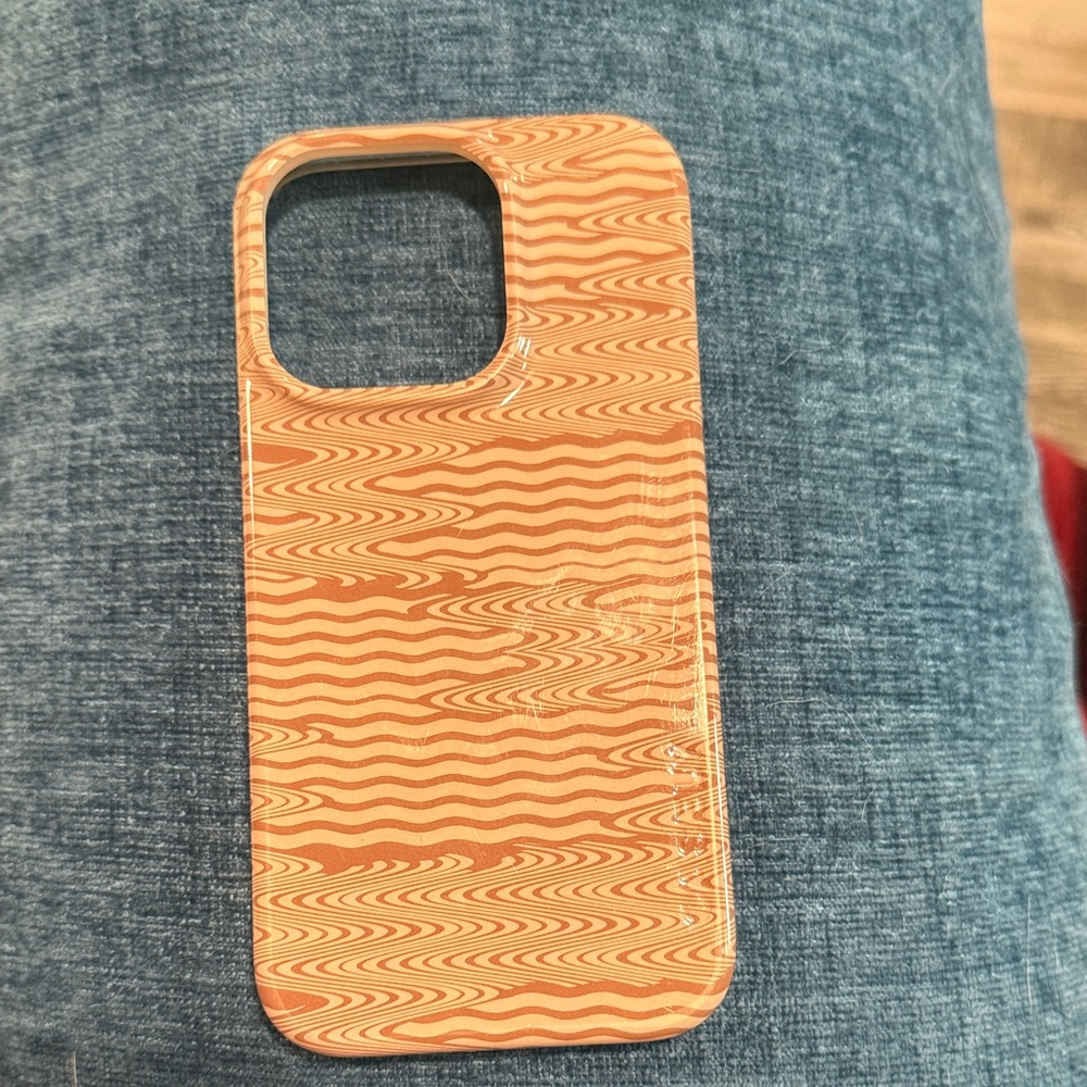 Wave Design Phone Case - Orange